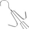 TOPIA HANGER Purse Hanger Organizer for Closet, 2-Pack Handbag Organizer Hanger, 360°Swivel Metal Purse Hooks, Bag Rack, Belt Organizer, Tie Rack,
