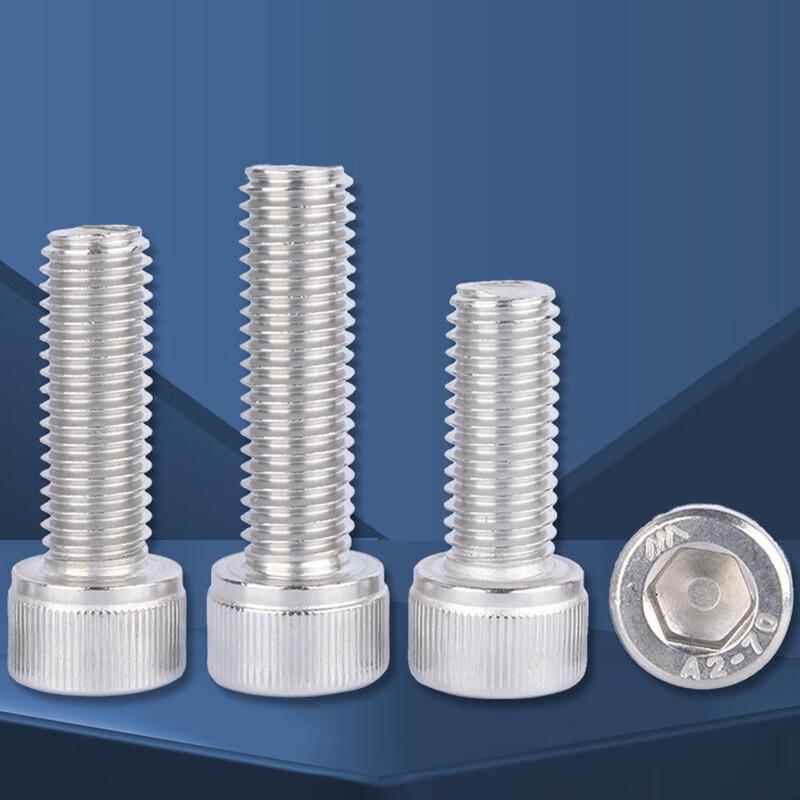 304 Stainless Steel M6 Round Head Hex Socket Cap Screws