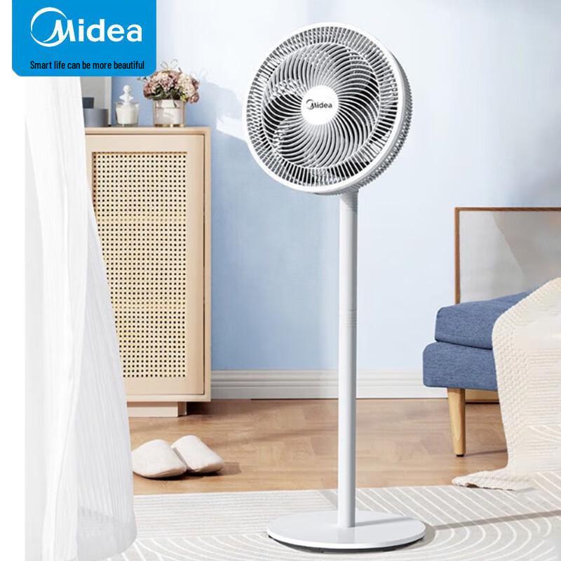 Midea 16-inch 7-Blade Pedestal Fan CN plug (adapter included)