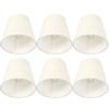 6PCS Nordic Simple Cloth Lamp Shades Art Decor Light Shade Lampshades for E14 Wall Lamp Chandelier