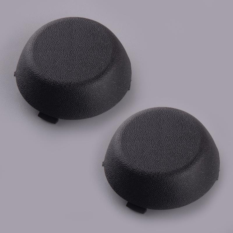 PT228-34000-BK 2Pcs Car Rear Bumper Dome Cap Cover Plastic Fit For Toyota Tacoma Tundra 2005 2006 Black