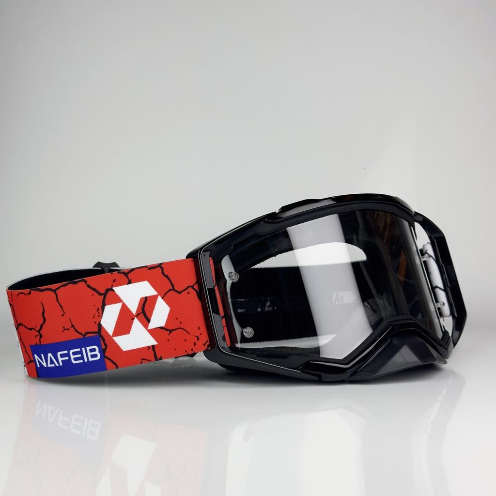 Off-Road Goggles - Tough Protection, Dirt Bike Eyewear, Motocross Gear, Anti-Fog, UV Protection, Adjustable Strap