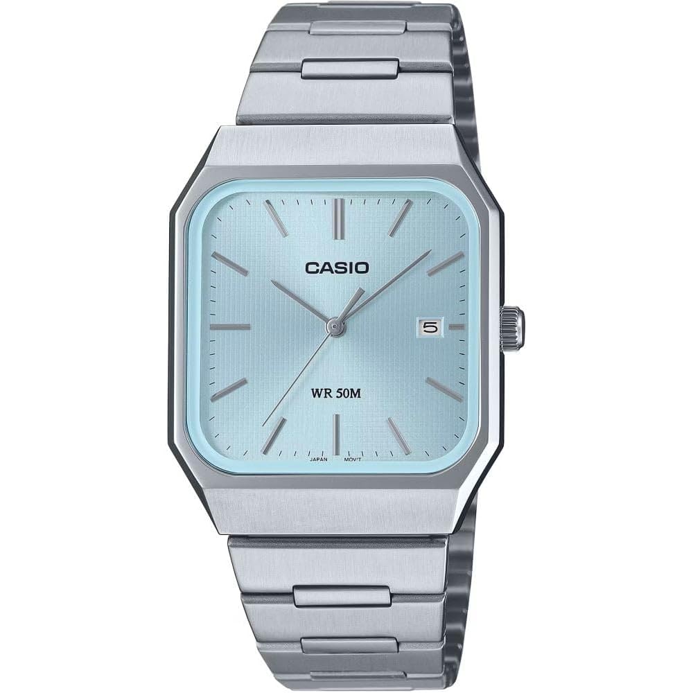 Casio Enticer Men s MTP Analog Watch, Sky Blue, Analog Watch.