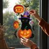 Halloween and Pumpkin Static Cling Window Stickers for Glass Decor