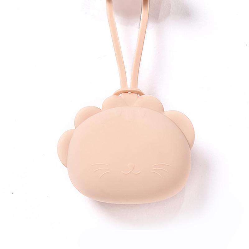 1 Adet Emzik Saklama Kutusu Bebek Silikon Emzik Tutucu Konteyner Kutusu Bebek Taşınabilir Emzik Emzik Zinciri Silikon Saklama Kutusu