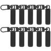 10Pcs Metal Zipper Pulls Replacement Detachable Zip Slider for Backpacks Jackets Purses Footwear Clothing Luggage Zipper Repair
