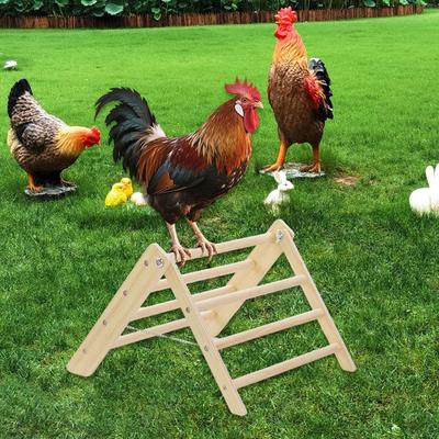 Palo de Descanso para Gallinas Barra de Descanso Accesorio para Gallinero Granja Juguete de Descanso Escalera para Pollitos Guacamayo