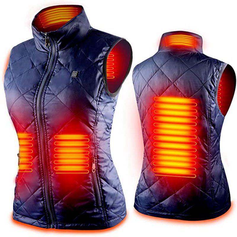 Women's USB Heated Vest - Smart Winter Warmth & Electric Heating
