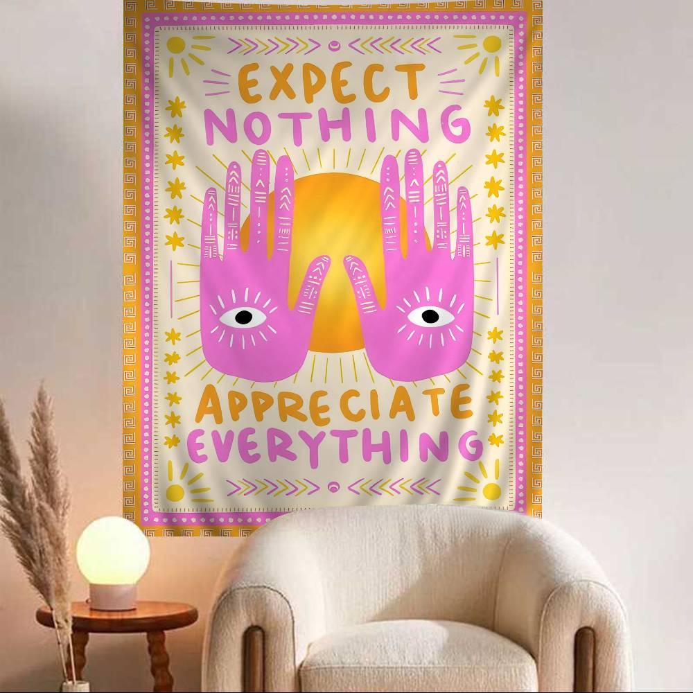 

More Amor Por Favor Colorful Tapestry Wall Hanging Bohemian Wall Tapestries Mandala Wall Hanging Sheets 74x94cm(29x37in)