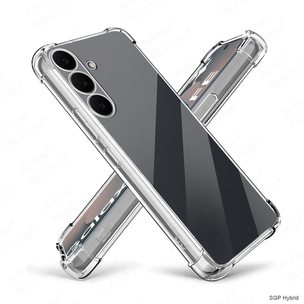 

For SamsungS25FE Case Clear Silicone Back Cover For Samsung Galaxy S25FE GalaxyS25FE S25FE 5G Shockproof Funda Phone Shell Coque For Samsung S25 FE прозорий