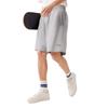 Li Ning Sports Lifestyle Series Simple Solid Color Elastic Casual Shorts Men shorts Geological-Gray AKSV823-2