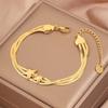Popular bracelet, titanium steel does not fade, love zircon bracelet, high-end female light luxury niche bracelet, bracelet.