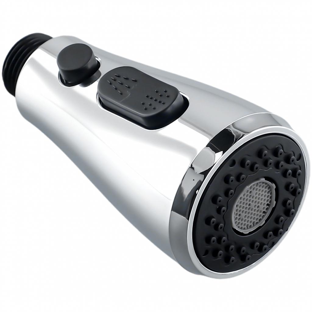 Tap Head Spray Tap Head ABS General 1/2 Inch Rain And Bubbling Style Silver