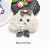 Cute Cloud Keychain - Cartoon Claw Machine Toy with Dark Cloud Pendant and Small Doll