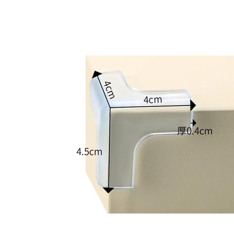 10pcs Clear PVC Corner Protectors for Baby Security Protection Soft Furniture Corner Guard & Edges Covers Against Sharp Corners