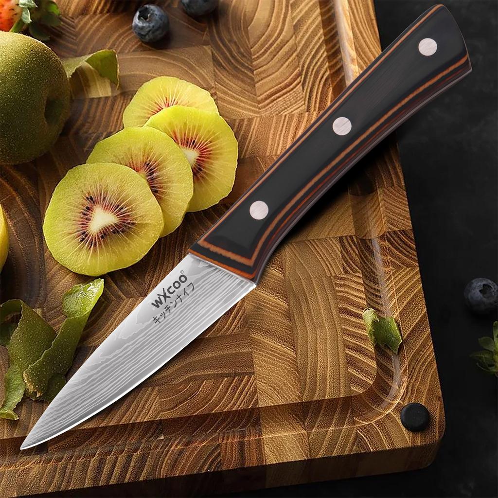 WXCOO Household Fruit Knife Cutting Meat Vegetable Kitchen Knife  Stainless Steel Peeling Utility Knife Kitchen Accessories