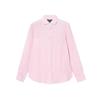 Polo Casual Shirt Striped Pure Linen Single-Breasted Long Sleeve Kids Kids Tops 323964584-002