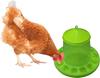 2kg Automatic Poultry Feeder Feed Bucket Farm Animal Barrel Chicken Feeder Waterer For Chick Livestock Peacocks Turkey Bird