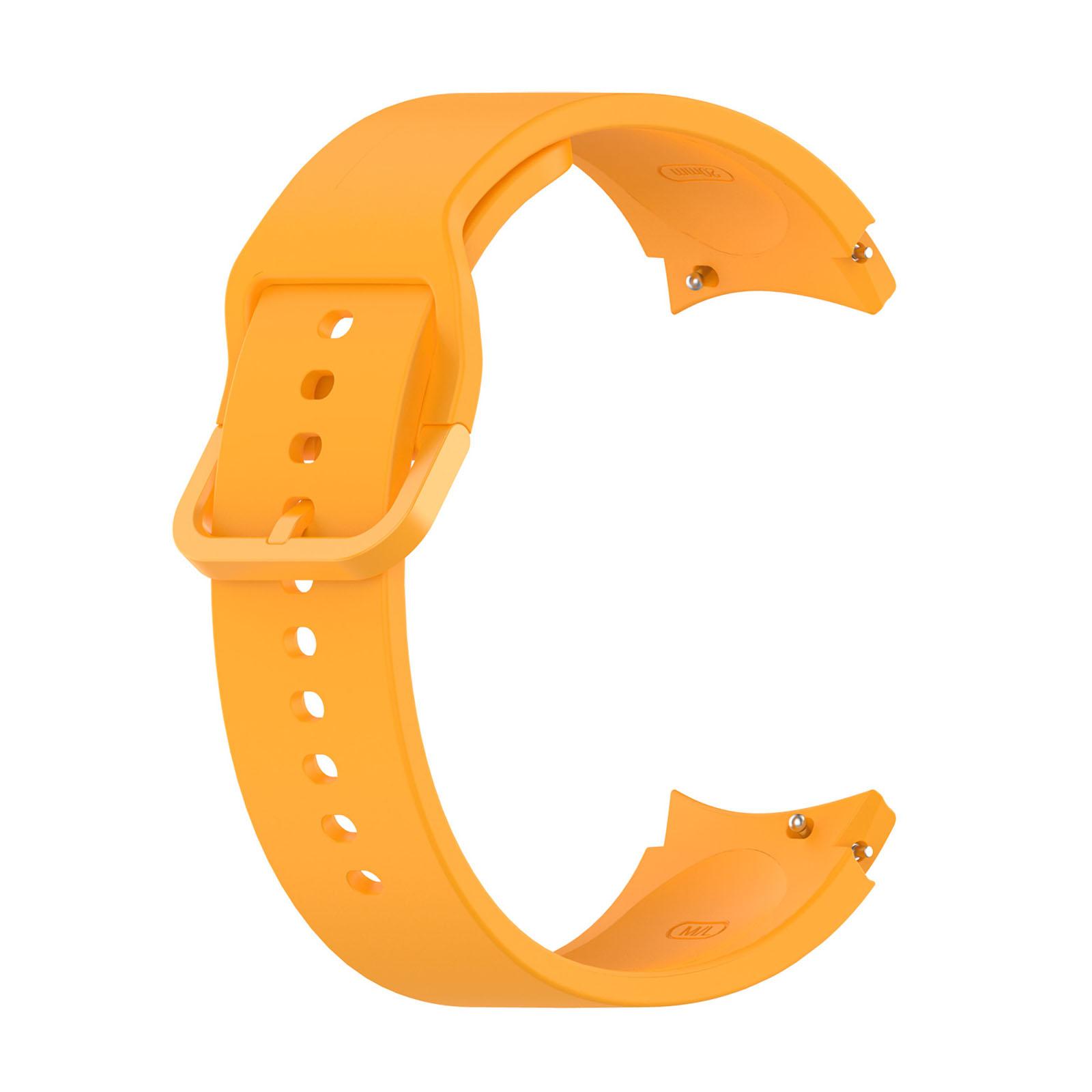 

Smartwatch Silicone Bracelet Soft Strap Adjustable Wristband for Watch 6/4Classic 5Pro Watch3 41mm Quick Release Belt L жёлтый
