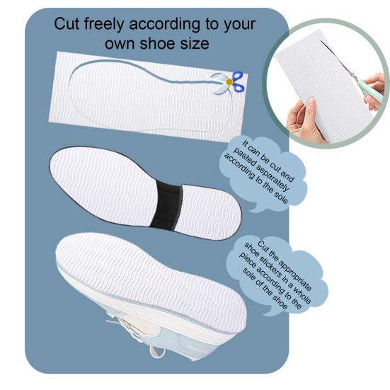 Sole Protector for Sneakers Non Slip Sole Sticker Self-Adhesive Shoe Bottom Guard