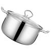 Stainless Steel Stockpot with Lid Kitchen Milk Pot Cookware Small Cooking Pot Stock Pot Kitchen Cookware