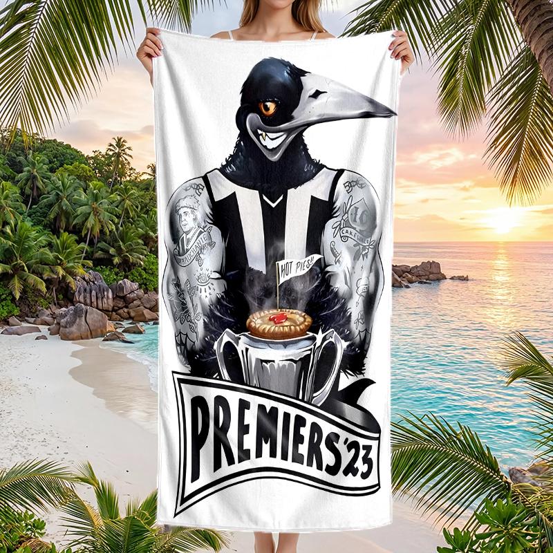 Collingwood Mode Strandtuch: Ideal für Sommerabenteuer Weich, saugfähig und schnell trocknend geeignet zum Schwimmen und Baden