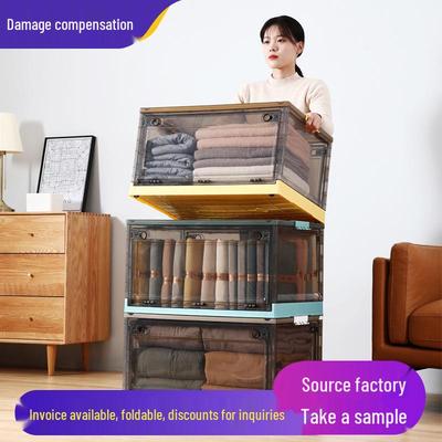Extra große transparente Aufbewahrungsbox aus Kunststoff für Kleidung und Spielzeug
