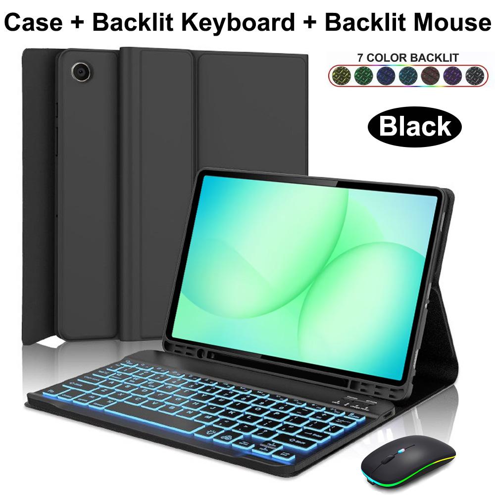 Case for Samsung Galaxy Tab A11 8.7 Inch, Bluetooth Keyboard Cover for Samsung A11 8.7 SM-X133/X135, for Samsung Smart Stand Cov