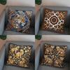 2D Exquisite Leopard Pattern Decorative Pillow Cover Pattern Cushion Cover Suitable For Sofa Bedroom Car Pillow Cover