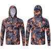 Men's Camouflage Sun Protection Hooded Fishing Jacket - Breathable, Long Sleeve, Anti-Mosquito.