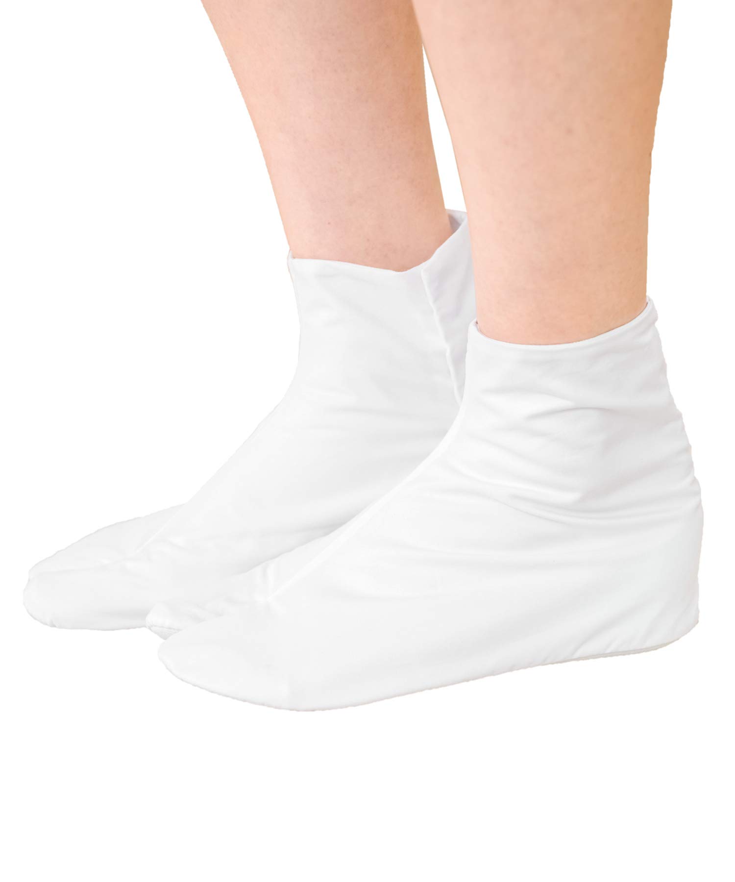 [SOUBIEN] (Soubien) Tabi (Japanese split-toe socks) with heel base, white, women s, 5-hook closure, insole, 22.5cm