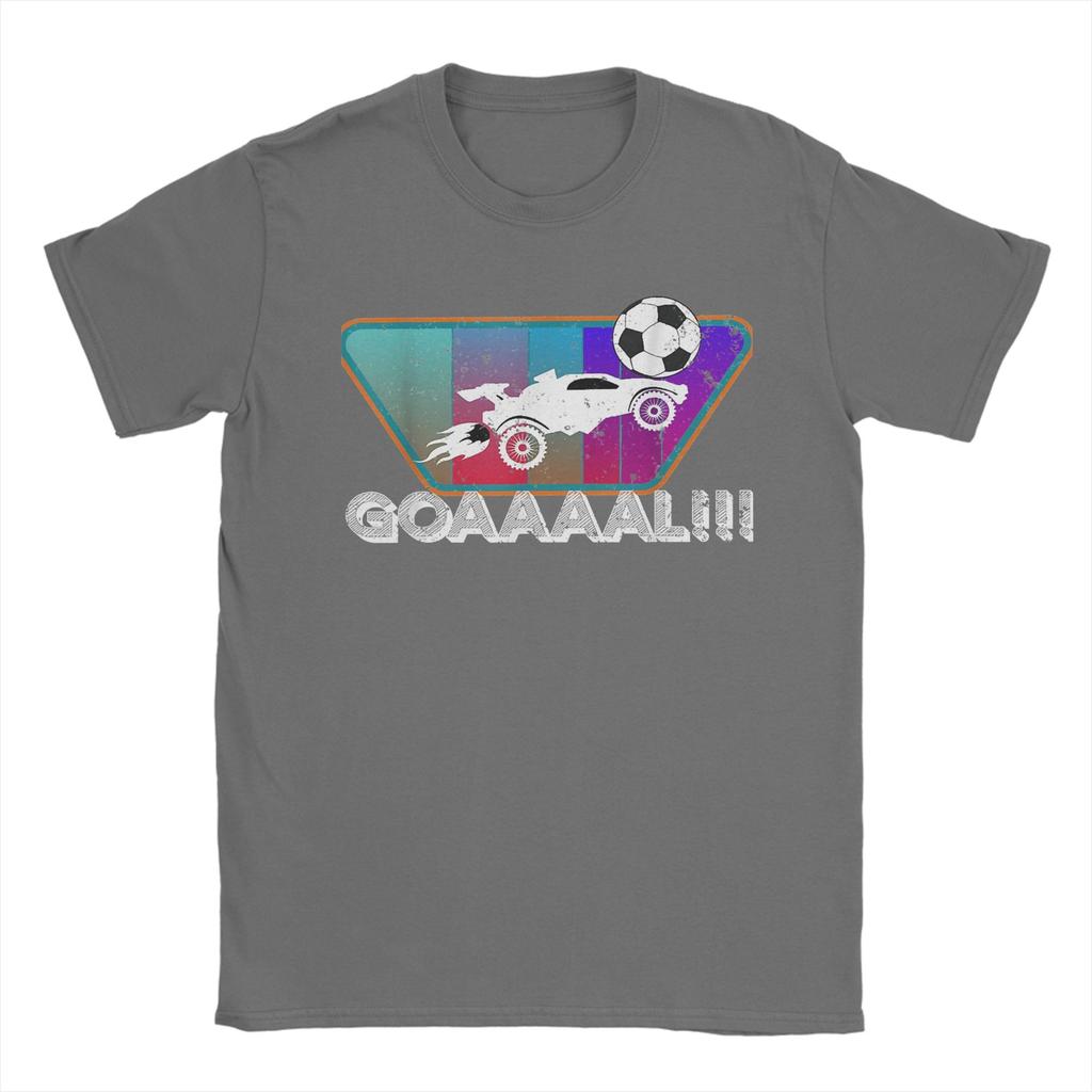 Rakete RC Fußball Auto Liga Gamer Was für eine Parade T-Shirt Sommer 100% Baumwolle T-Shirts Für Männer Kurzarm Y2K Retro Oberteile
