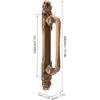 European Style Door Handle, Antique Wardrobe Handles Zinc Alloy Barn Door Pull Vintage Gate Fence Drawer Cabinet Pull for Wardrobe Cupboard Accessory