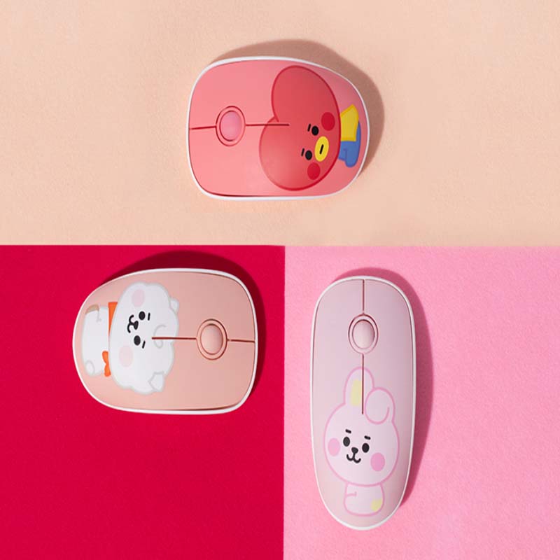 BTS BT21 Official BABY Ver Wireless Silent Mouse Authentic Goods K-POP