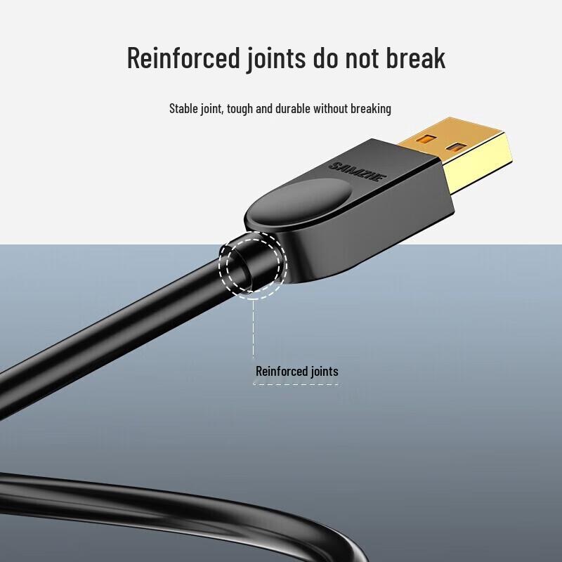 SAMZHE USB 2.0 Male-to-Male Data Cable