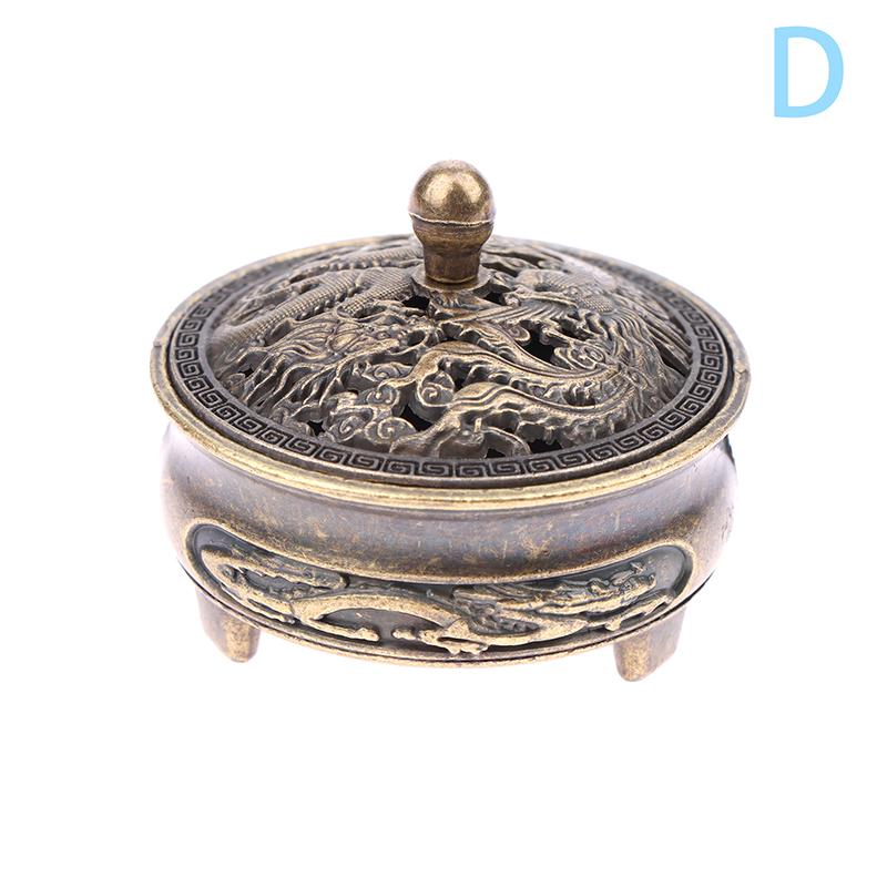 

Антикварная карманная курильница для благовоний, полая курильница, мини-украшения, китайский старинный чайный столик, украшение для дома и офиса D
