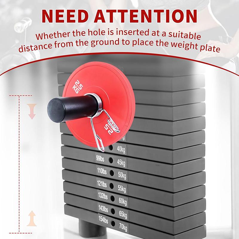 Fitnessstudio Gewichtsstapel Gewicht hinzufügen Multifunktionale Stahl-Fitnessgeräte Maschine Gewichtsladestift Für Krafttraining Gewichtheben