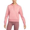 Nike Solid Color Hooded Fleece Casual Sweatshirt for Women In Pink