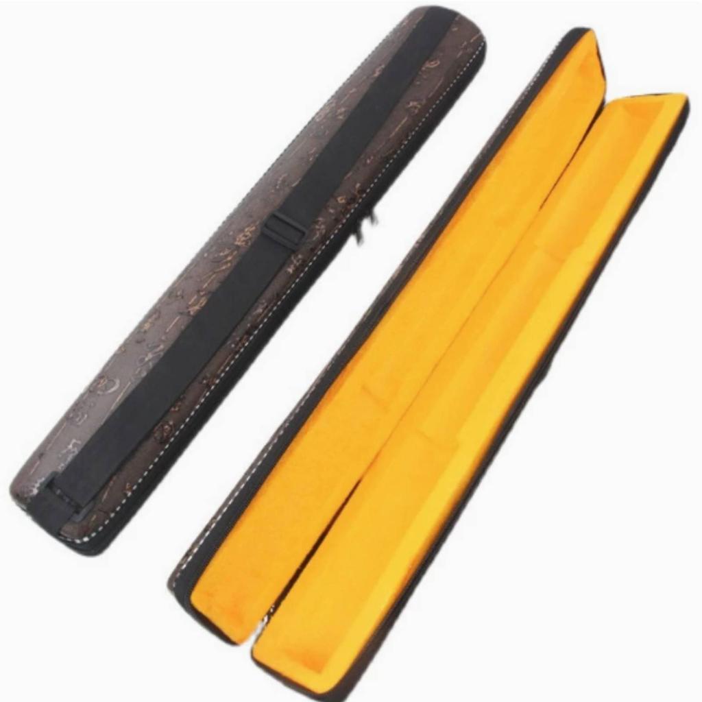 Zippered Bawu Instrument Case Guarding Padded Portable for Instrumentalists, Travel,