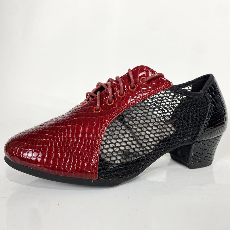 

Профессиональная танцевальная обувь Обувь для латиноамериканских танцев Взрослая женская обувь на среднем каблуке Обувь для преподавателей Мягкая подошва Дружба Современная танцевальная обувь Обувь для бальных танцев 40