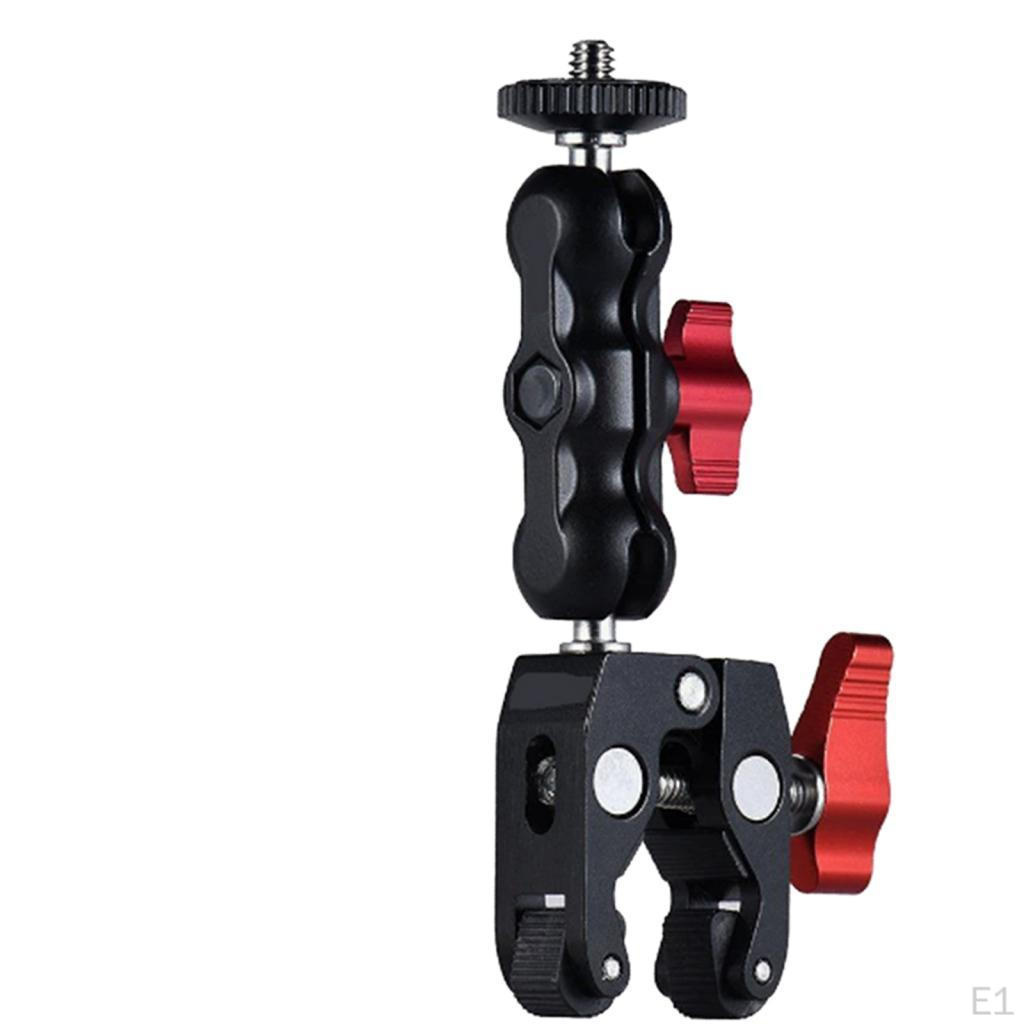 Action Camera Clamp Mount Extension Bracket for Microphone DSLR Flash 130mm