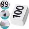 Portable Double Sided Seats Number Cards Place Card for Conferences and Banquets Elegant Wedding Table Numbers