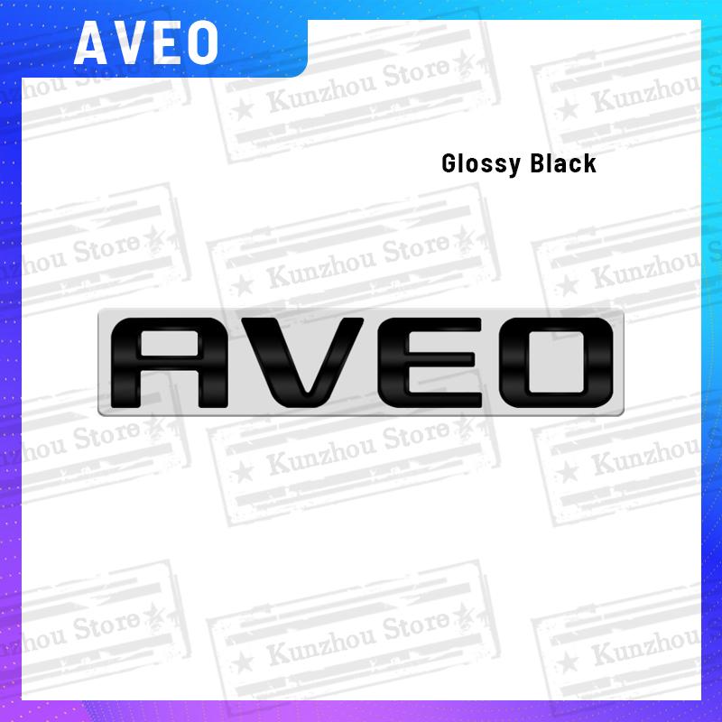 1PCS Metal For Chevrolet Aveo Logo Emblem Car Rear Trunk Sticker Body Sign Badge Letter Decoration Styling Accessories AE6