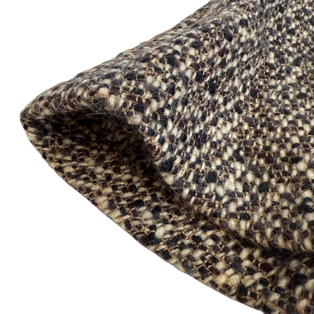 CHANEL COCO Mark wool skirt Brown wool Used