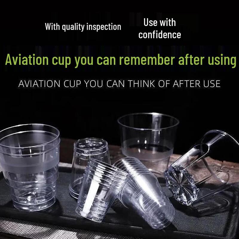 Chulu Disposable Clear Plastic Cups