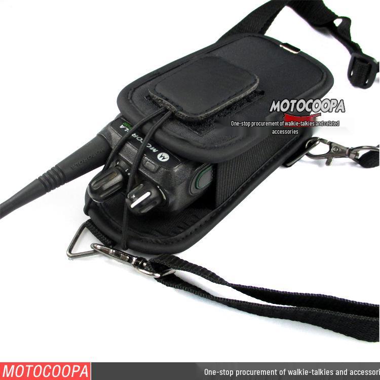 Walkie-Talkie Nylon Case with Three-Point Shoulder Strap - Medium, Large, Small - Fits CP1200/1660 Models