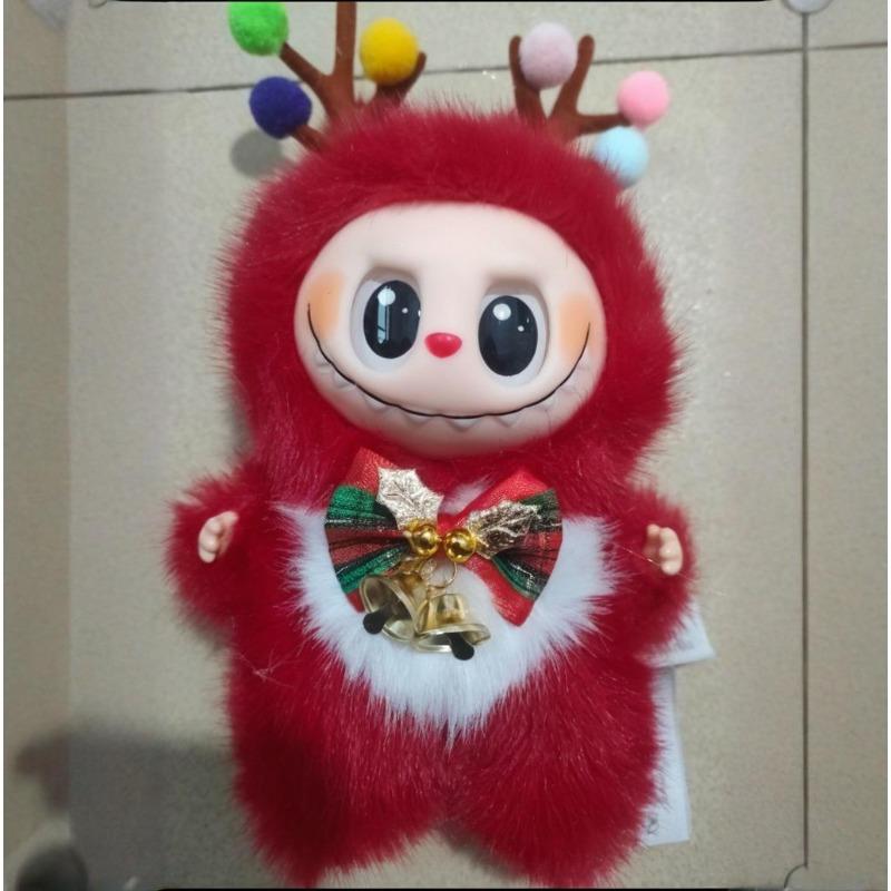 Christmas Elk Doll Macaron Series Cartoon Plush Pendant Toy Doll