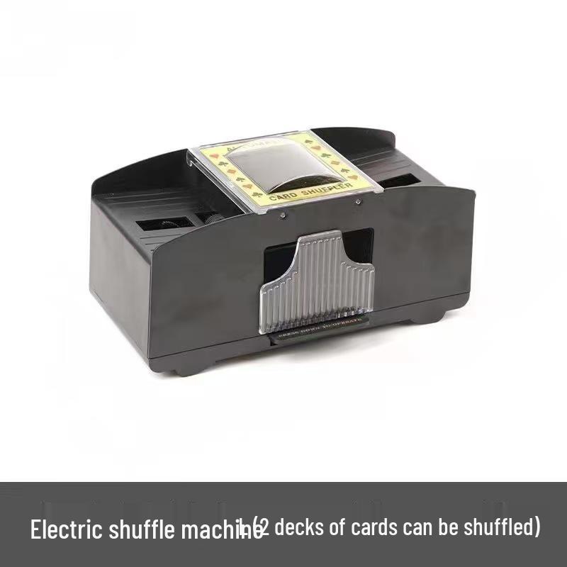 Automatic Card Shuffler: Hand-Waving Induction, Timed, Washable. Ideal for Poker, Texas Hold em, GUNDAN, Three Kingdoms Kill.
