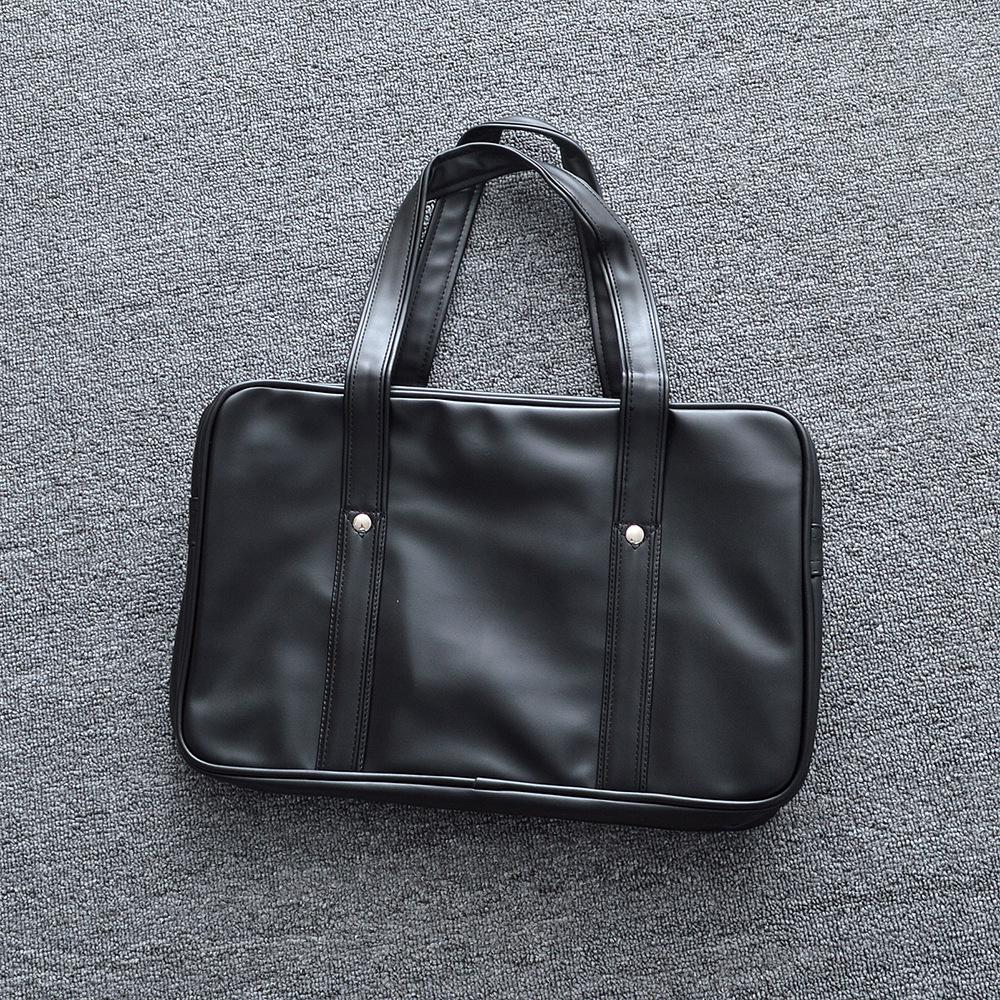Japanese PU Student Backpack - College Style Commuter Bag