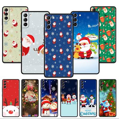 Coque Père Noël de Noël Pour Samsung Galaxy S22 S21 S20 FE S10 S9 Plus S8 Note 20 Ultra 10 Plus Coque de Téléphone Souple